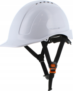 Kask Ochronny Wentylowany Regulowany Podbródkowy AJUSCO Safety Jogger