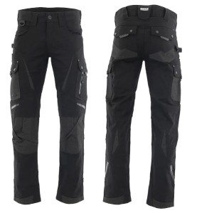Spodnie robocze do pasa wzmacniane CORDURĄ COLORADO Sara Workwear 330g/m2